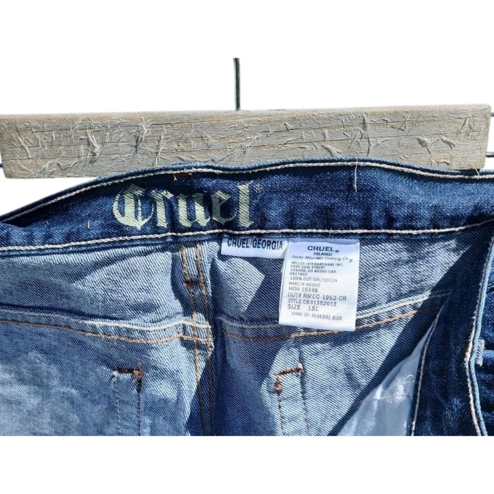 CRUEL GIRL Jeans Size 15 Long Juniors Boot Cut Blue Denim - Picture 5 of 6